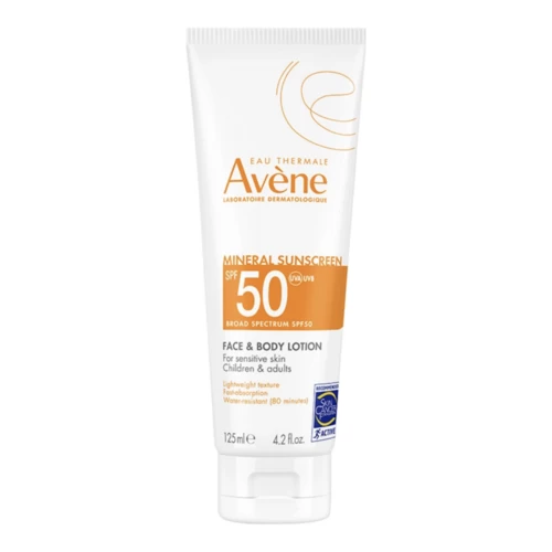 Avène Avene Mineral Sunscreen Face And Body Lotion SPF 50