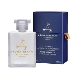 Aromatherapy Associates Support Lavender And Peppermint Bath And Shower Oil - Image 2